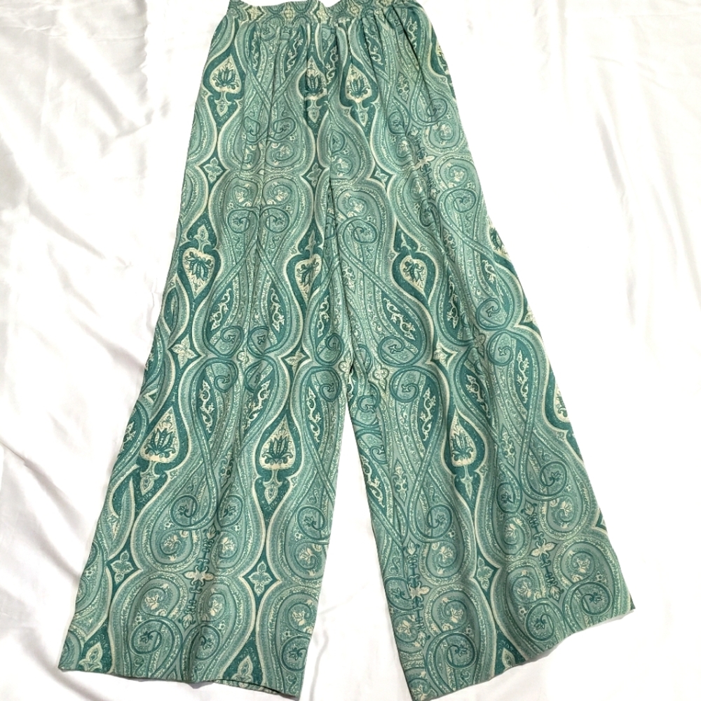 1970s David Dart Flowey Pants